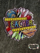 Load image into Gallery viewer, Teacher Glitter Flatback Glitter Flatback
