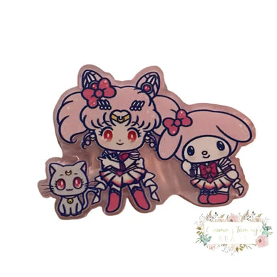 Three Friends Pearly Flatback