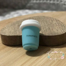 Load image into Gallery viewer, Tif 3D Coffee Cup Silicone Focal Bead Silicone Focal Bead
