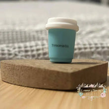 Load image into Gallery viewer, Tif 3D Coffee Cup Silicone Focal Bead Silicone Focal Bead
