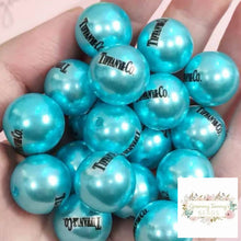 Load image into Gallery viewer, Tif Blue 16Mm Acrylic Beads - 5 Count
