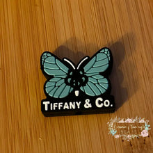 Load image into Gallery viewer, Tif Butterfly Silicone Focal Bead Silicone Focal Bead

