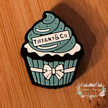 Load image into Gallery viewer, Tif Cupcake Silicone Focal Bead Silicone Focal Bead
