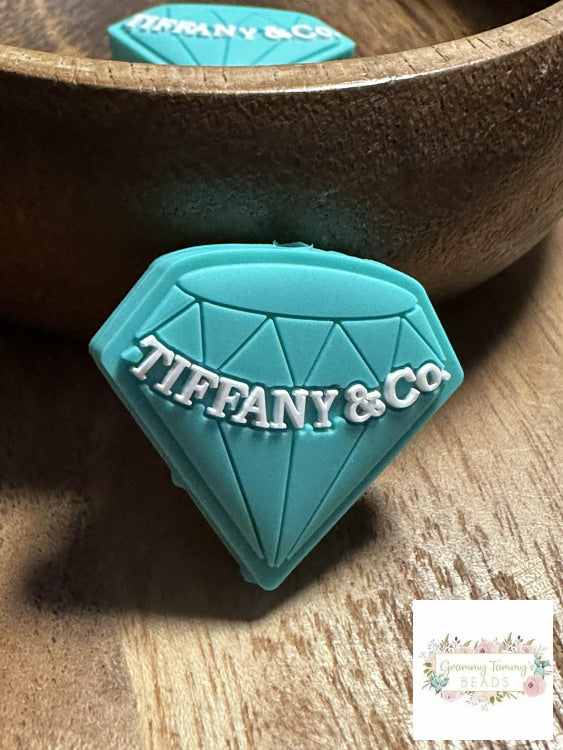 Tif Diamond Silicone Focal Bead Beads