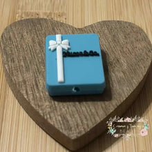 Load image into Gallery viewer, Tif Gift Silicone Focal Bead Silicone Focal Bead
