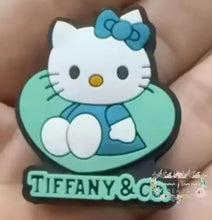 Load image into Gallery viewer, Tif Kitty Silicone Focal Bead Silicone Focal Bead
