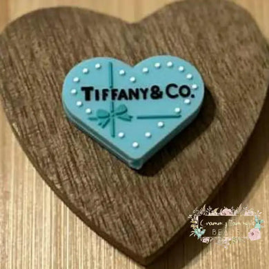 Tif New Heart Silicone Focal Bead Silicone Focal Bead