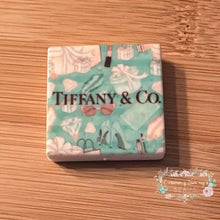 Load image into Gallery viewer, Tif Square - #1 - Silicone Focal Bead - Silicone Square Bead
