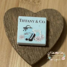 Load image into Gallery viewer, Tif Square #2 Silicone Focal Bead - 1 Count Silicone Square Bead
