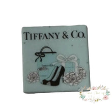 Load image into Gallery viewer, Tif Square #2 Silicone Focal Bead - 1 Count Silicone Square Bead
