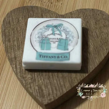 Load image into Gallery viewer, Tif Square #3 Silicone Focal Bead - 1 Count Silicone Focal Bead
