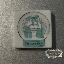 Load image into Gallery viewer, Tif Square #3 Silicone Focal Bead - 1 Count Silicone Focal Bead
