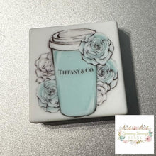 Load image into Gallery viewer, Tif Square #4 Silicone Focal Bead - 1 Count Silicone Focal Bead
