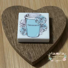 Load image into Gallery viewer, Tif Square - #4 Silicone Focal Bead - 1 Count Silicone Focal Bead
