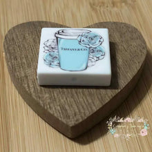 Load image into Gallery viewer, Tif Square - #4 Silicone Focal Bead - 1 Count Silicone Focal Bead
