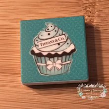 Load image into Gallery viewer, Tif Square #5 - Silicone Focal Bead Silicone Focal Bead
