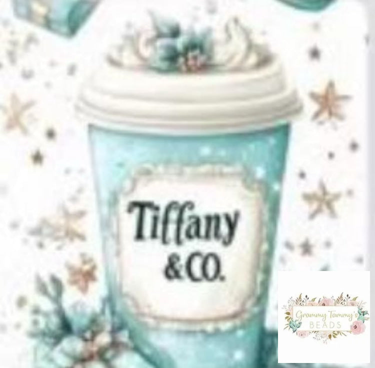 Tif Square Hot Chocolate Silicone Focal Bead Silicone Square Bead