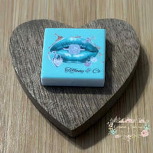 Load image into Gallery viewer, Tif Lips &amp; Ring - Silicone Focal Bead Silicone Square Bead
