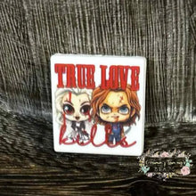 Load image into Gallery viewer, True Love Kills Silicone Focal Bead Silicone Focal Bead
