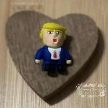 Load image into Gallery viewer, 3d Trump Silicone Focal Bead 3D Beads
