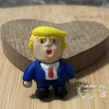 Load image into Gallery viewer, 3d Trump Silicone Focal Bead 3D Beads
