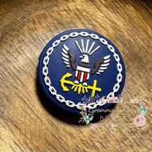 Load image into Gallery viewer, Us Navy Silicone Focal Bead Beads
