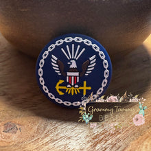 Load image into Gallery viewer, Us Navy Silicone Focal Bead Beads
