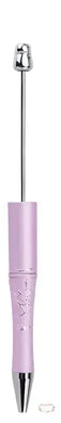 UV Beaded Ballpoint Electroplated Gradient Bead Pens - Lilac Beadable Pen