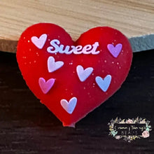 Load image into Gallery viewer, VALENTINE - 3D SWEETHEART - Silicone Focal Bead 3d Silicone Focal Bead
