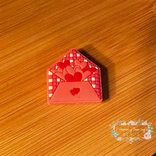 Load image into Gallery viewer, VALENTINES - Love Note - Silicone Focal Bead Silicone Focal Bead
