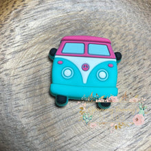 Load image into Gallery viewer, Van Turquoise - Silicone Focal Bead
