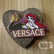 Load image into Gallery viewer, Versace Mermaid Glitter Flatback Glitter Flatback
