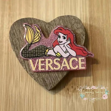 Versace Mermaid Glitter Flatback Glitter Flatback
