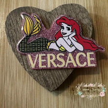Load image into Gallery viewer, Versace Mermaid Glitter Flatback Glitter Flatback
