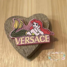 Load image into Gallery viewer, Versace Mermaid Glitter Flatback Glitter Flatback
