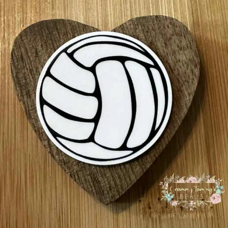 Volleyball Acrylic Flatback Flatback