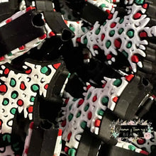 Load image into Gallery viewer, White Christmas Tree - Silicone Focal Bead Silicone Focal Bead
