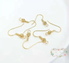 Load image into Gallery viewer, Wire for Earrings - 10 Count - Silver or Gold Available Wire for earrings
