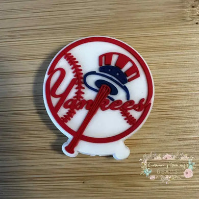 Yanks - SIlicone Focal Bead Silicone Focal Bead