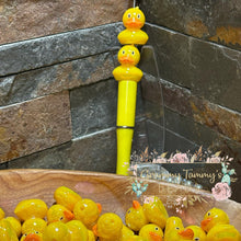 Load image into Gallery viewer, Yellow Duck 3D Acrylic Chunky Bead - 1 Count Acyclic
