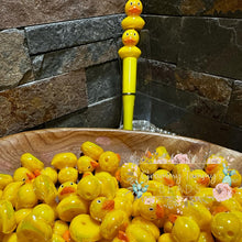 Load image into Gallery viewer, Yellow Duck 3D Acrylic Chunky Bead - 1 Count Acyclic
