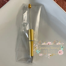 Load image into Gallery viewer, Beadable Pen - Yellow Gold Beadable Pen
