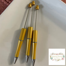 Load image into Gallery viewer, Beadable Pen - Yellow Gold Beadable Pen
