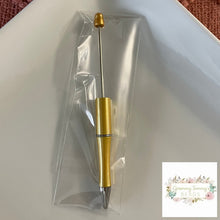 Load image into Gallery viewer, Beadable Pen - Yellow Gold Beadable Pen
